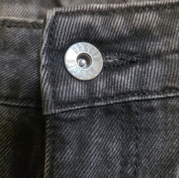 The Ragged Priest Sweeper Jeans Wide Leg Charcoal 28 - Picture 6 of 7